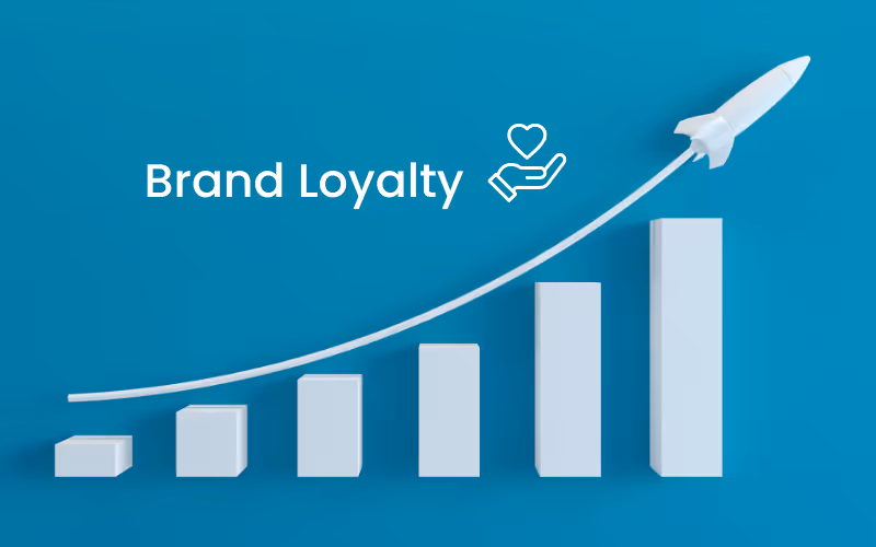 Brand loyalty chart rising